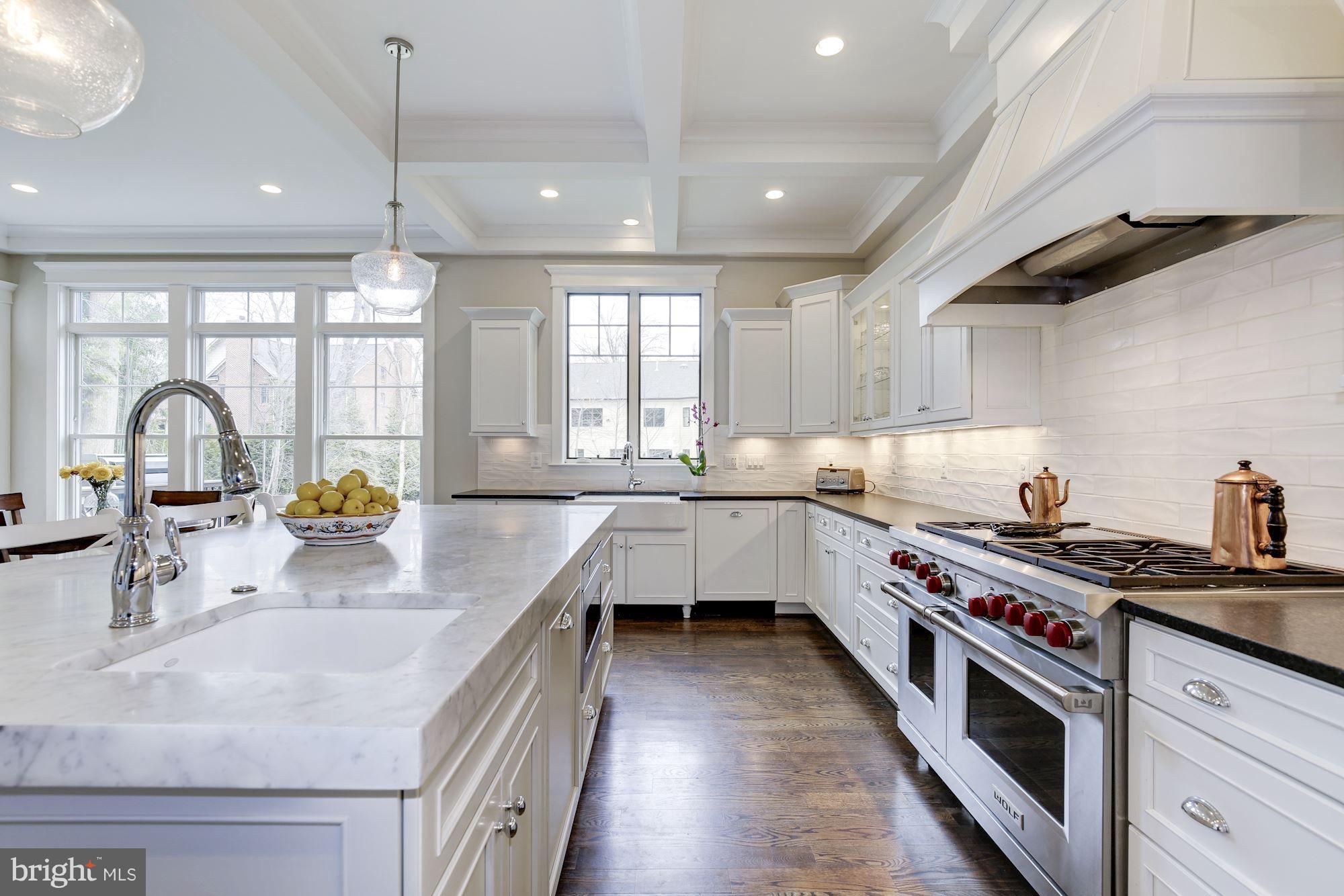 7200 Matthew Mills Road McLean, VA 22101 - Photo 7 of 30 Carrera Marble and Granite with Wolf Range