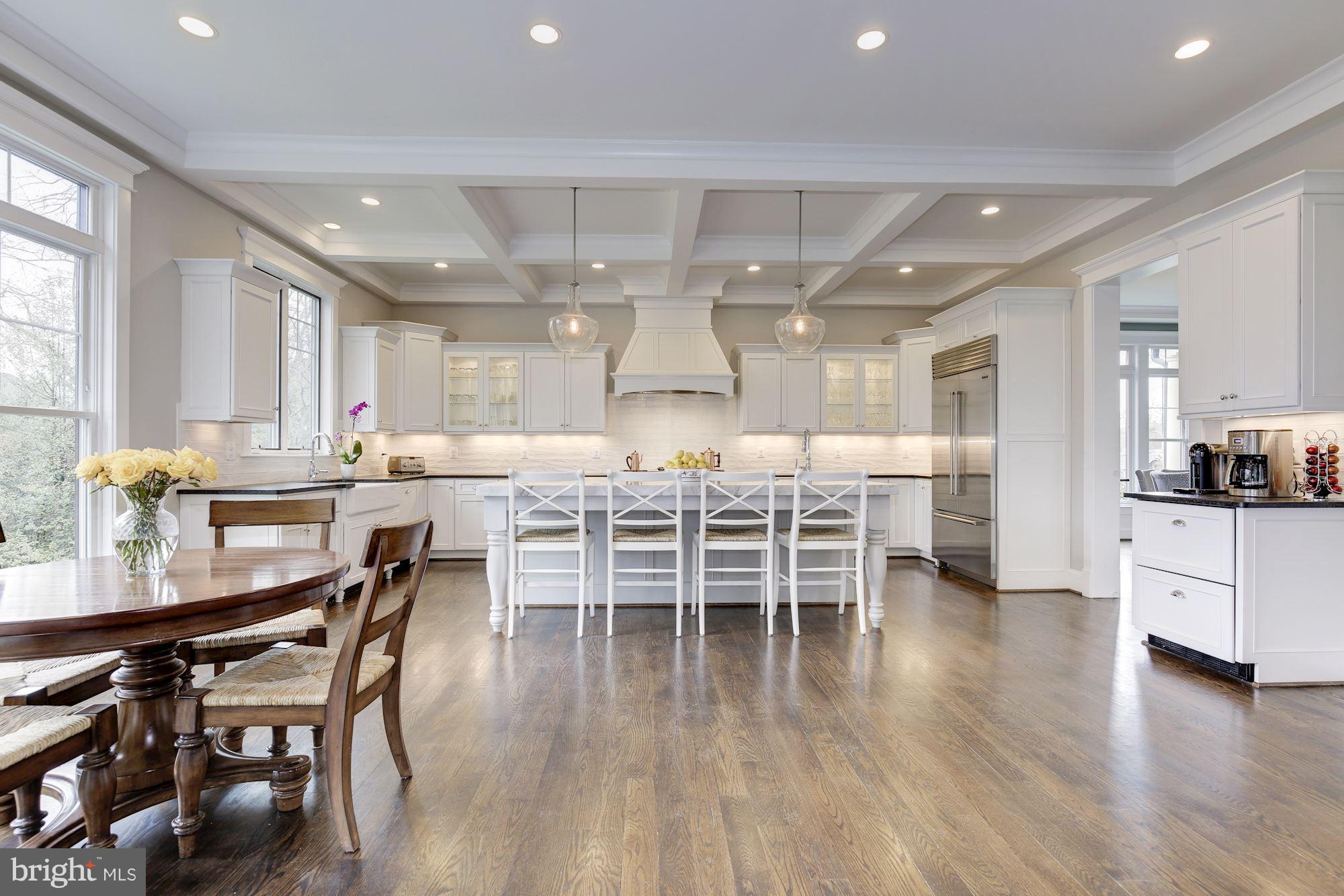 7200 Matthew Mills Road McLean, VA 22101 - Photo 10 of 30 Carrera Marble, Granite, and Beam Ceiling