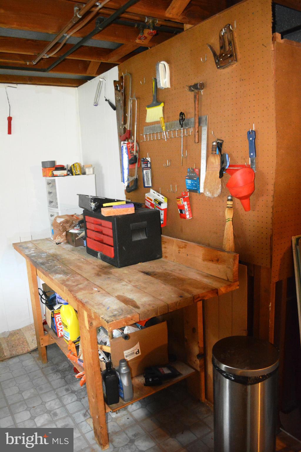 114 Walgrove Road Reisterstown, MD 21136 - Photo 24 of 30 Workbench and Laundry