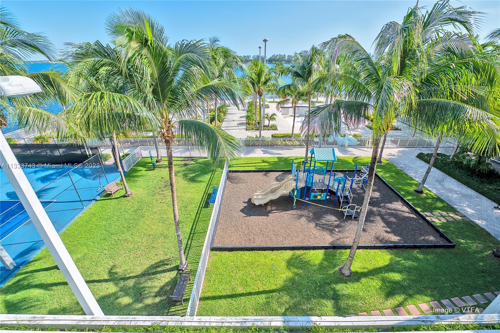Brickell Miami, FL 33129 - Photo 32 of 44 swimming view of a backyard with swimming pool