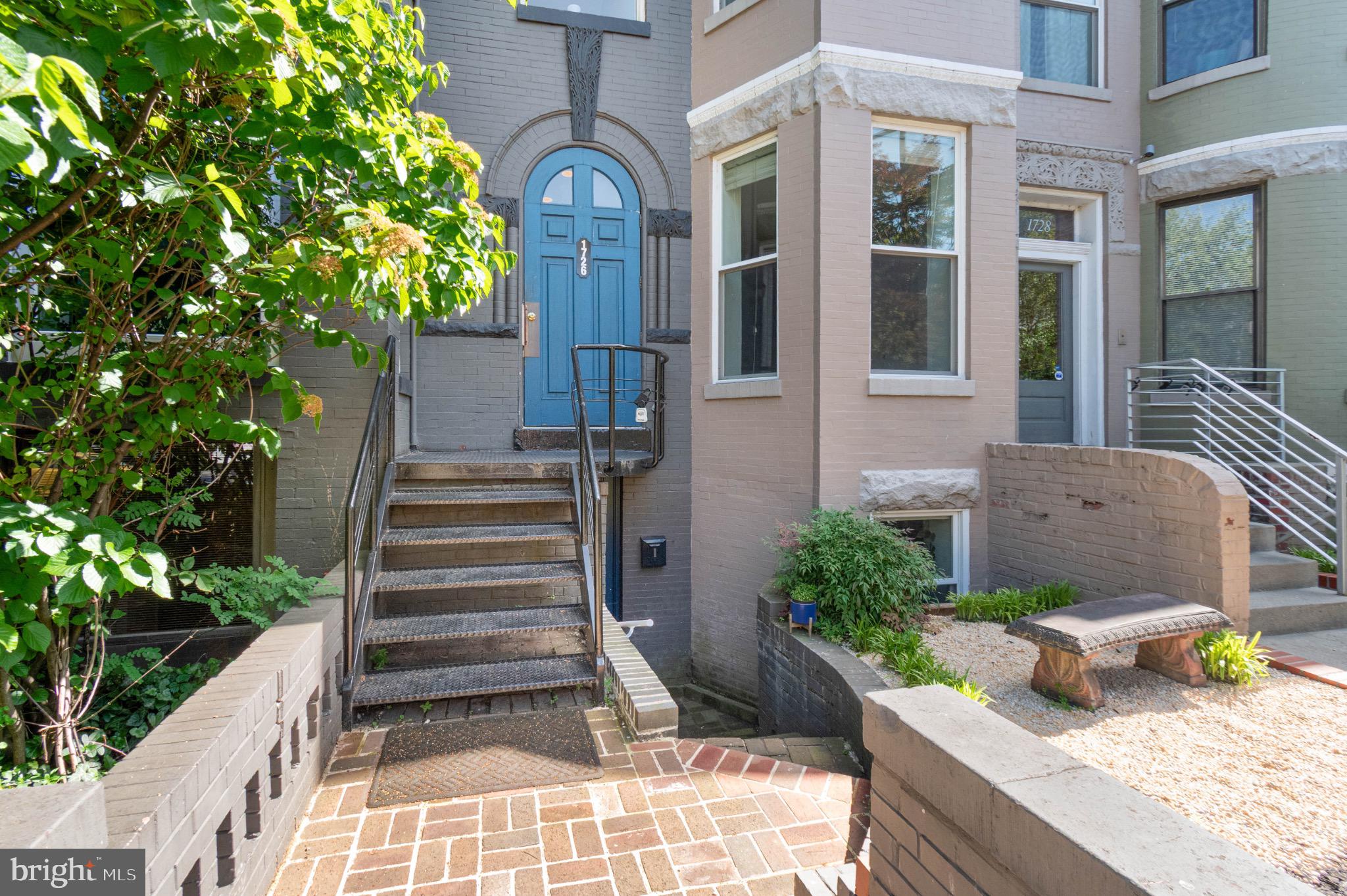 1726 U Street Northwest, Unit 1 Washington, DC 20009 - Photo 2 of 31 Classic DC Rowhouse Built in 1905
