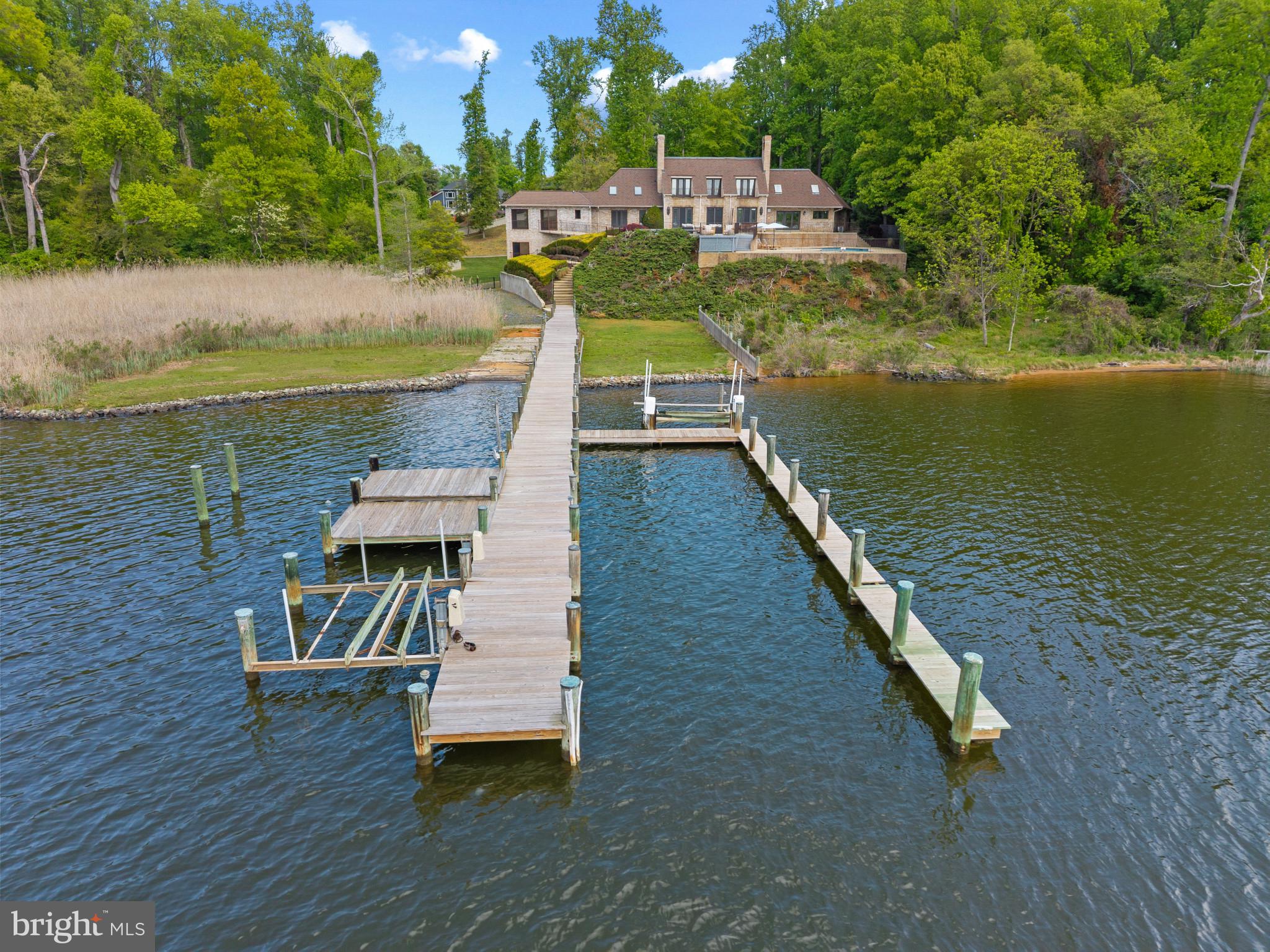 31 Shadow Point Court Edgewater, MD 21037 - Photo 4 of 44 Private pier with multiple lifts and slips
