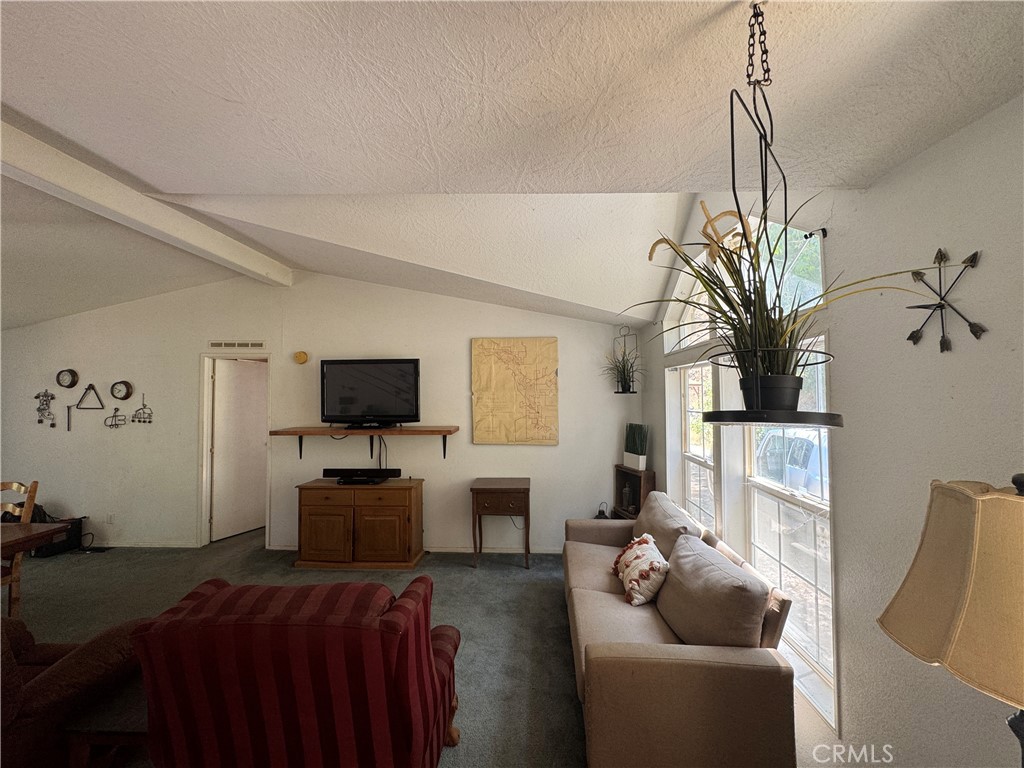 80 Rasmusen Lane Junction City, CA 96048 - Photo 15 of 67 a living room with furniture a flat screen tv and a fireplace