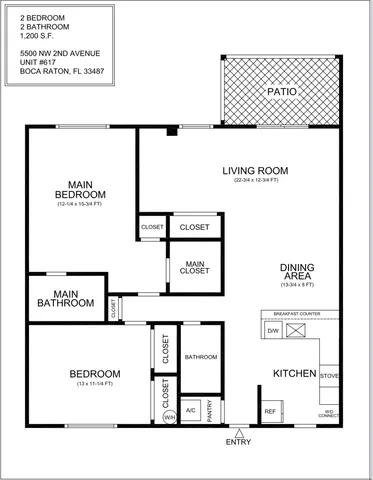 $269,900 | 5500 Northwest 2nd Avenue, Unit 617, Boca Raton, FL 33487