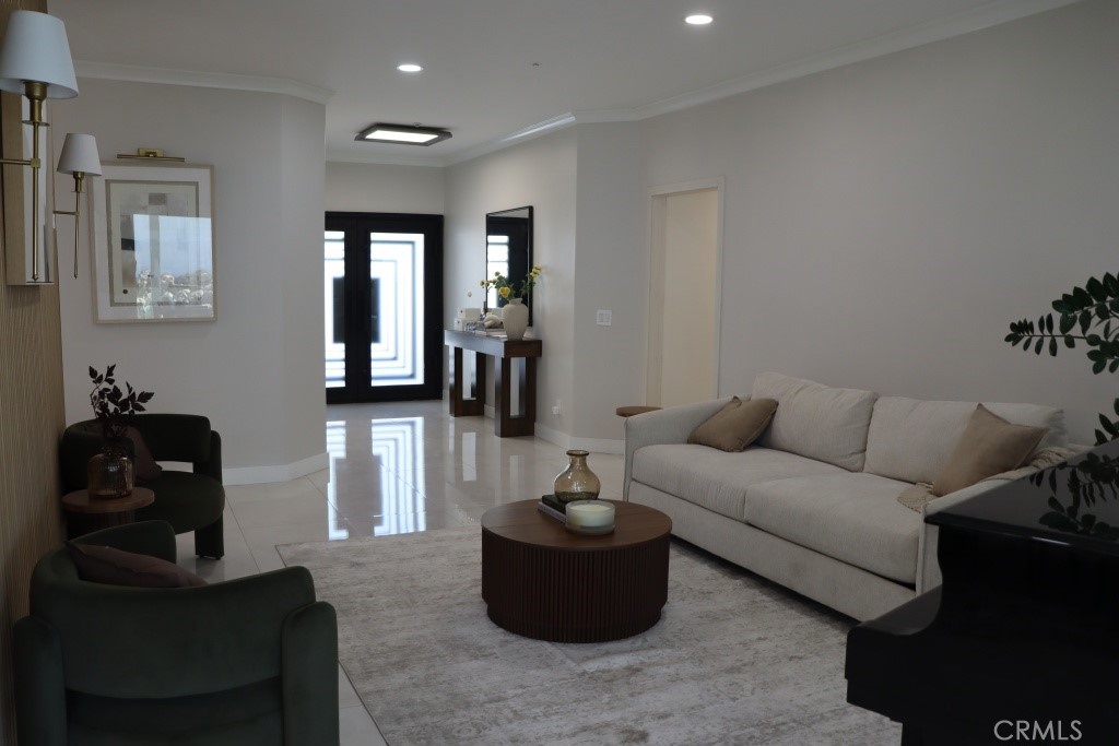 9103 Wystone Avenue Northridge, CA 91324 - Photo 20 of 59 a living room with furniture and a wooden floor