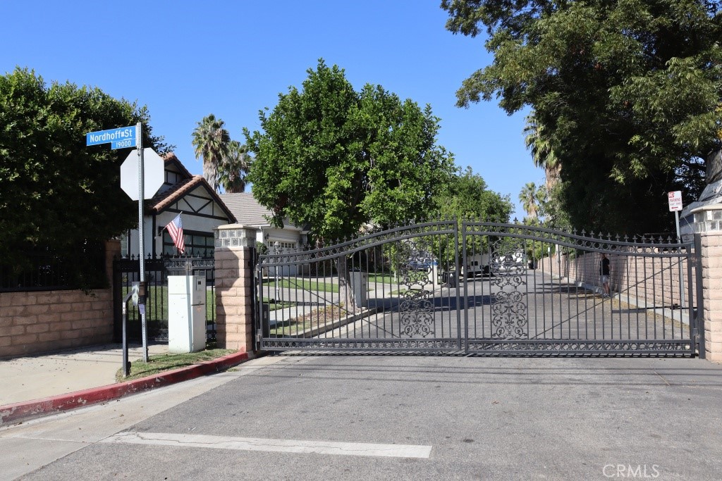 9103 Wystone Avenue Northridge, CA 91324 - Photo 7 of 59 a view of a entrance gate of the house