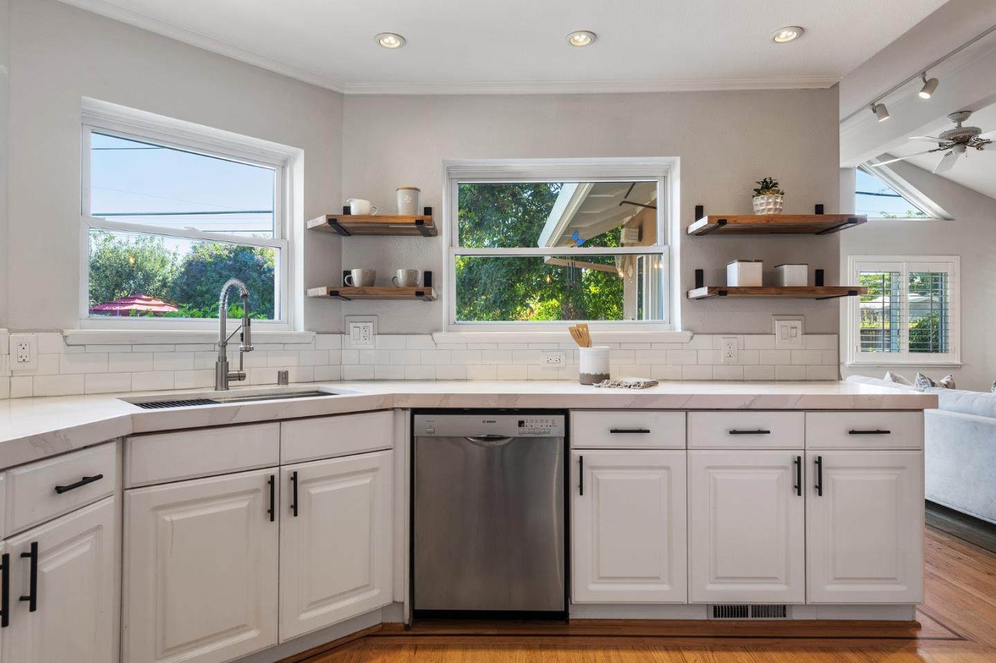 851 Almarida Drive Campbell, CA 95008 - Photo 21 of 63 a kitchen with a sink cabinets and window