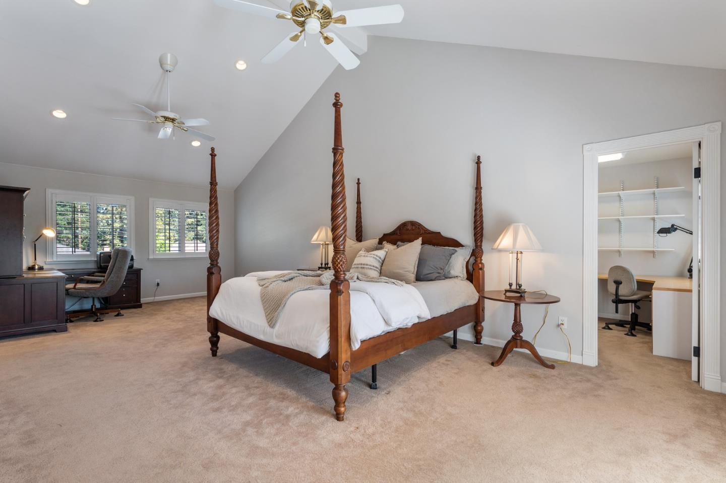 851 Almarida Drive Campbell, CA 95008 - Photo 32 of 63 a spacious bedroom with a bed and furniture