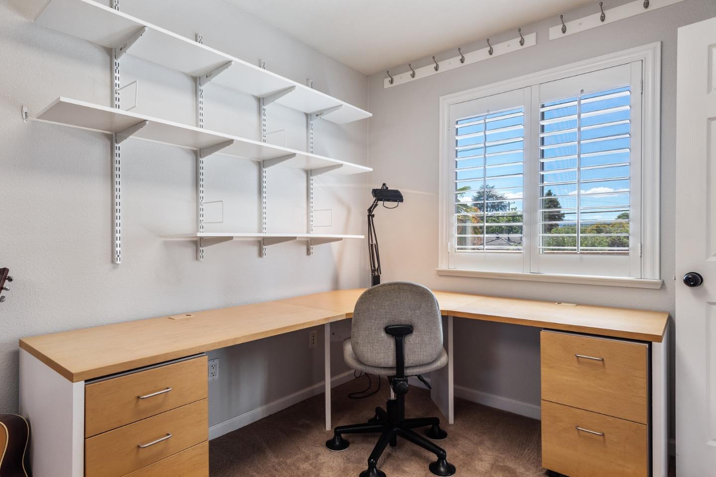 851 Almarida Drive Campbell, CA 95008 - Photo 37 of 63 a view of a workspace with furniture and a window