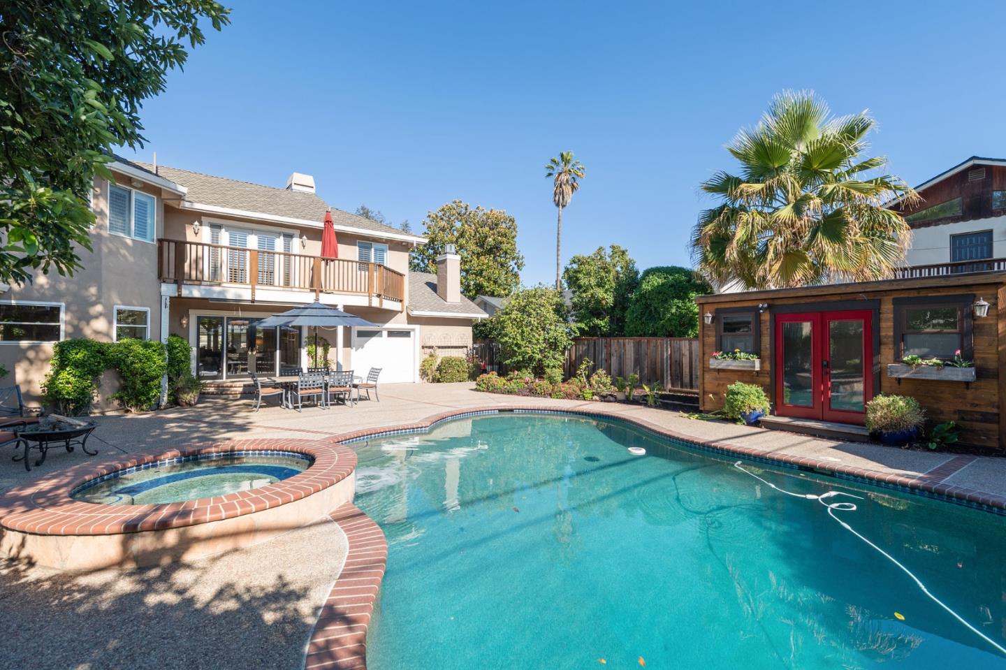 851 Almarida Drive Campbell, CA 95008 - Photo 56 of 63 a view of a house with swimming pool and sitting area