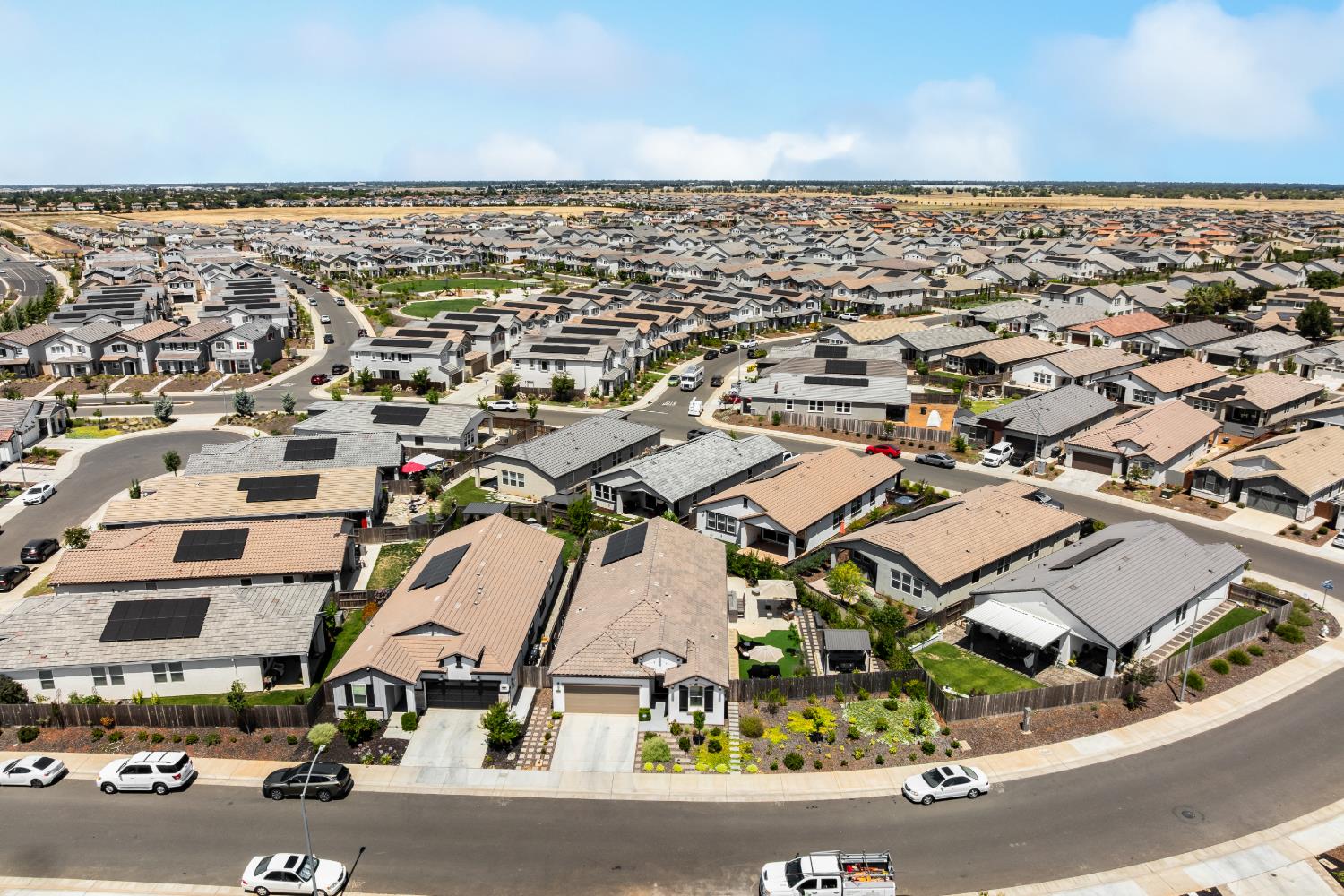 4216 Creede Way Rancho Cordova, CA 95742 - Photo 53 of 56 Front aerial view & neighborhood