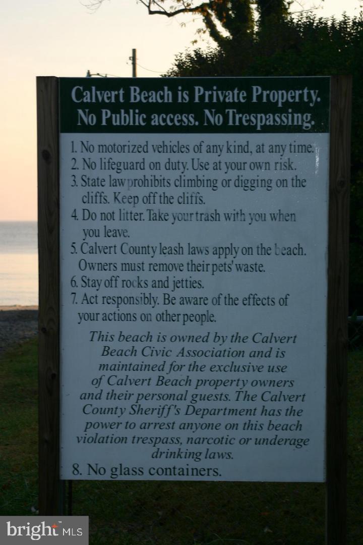 1035 Calvert Beach Road St. Leonard, MD 20685 - Photo 4 of 7 Calvert beach rules