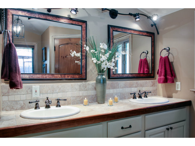 2791 Valencia Road Aptos, CA 95003 - Photo 11 of 21 a bathroom with a sink vanity and a mirror