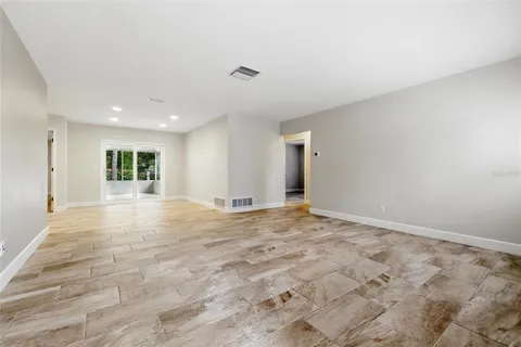 a view of an empty room