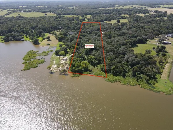 a view of lawn chairs and trees