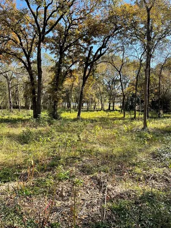 a view of lake with green space