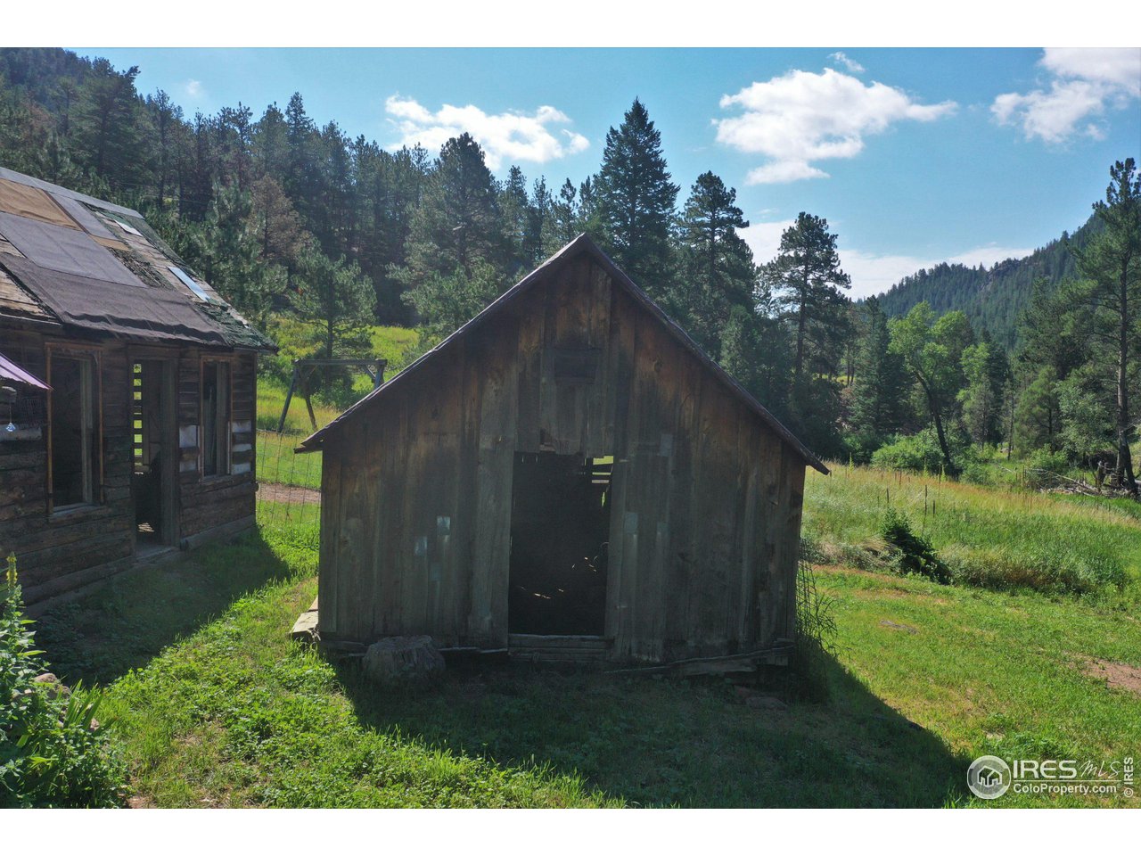 9648 Highway 36 Lyons, CO 80540 - Photo 19 of 31 a backyard of a house with lots of green space