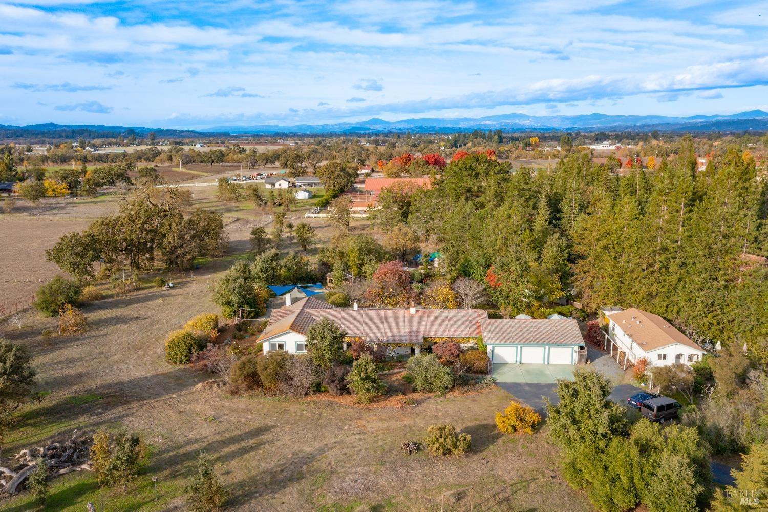 5625 Occidental Road Santa Rosa, CA 95401 - Photo 1 of 1 an aerial view of residential houses with outdoor space