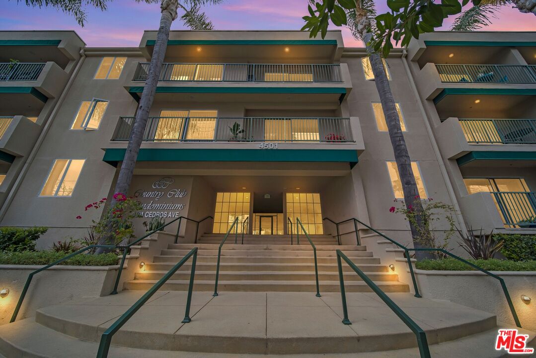 4501 Cedros Avenue, Unit 135 Sherman Oaks, CA 91403 - Photo 18 of 19 a front view of a house with a yard