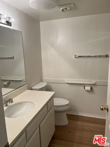 a bathroom with a sink and a toilet