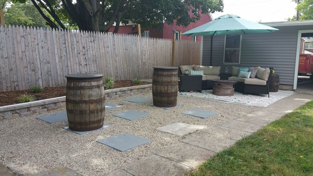 47 Healey Street Springfield, MA 01151 - Photo 17 of 22 a backyard view with a seating space