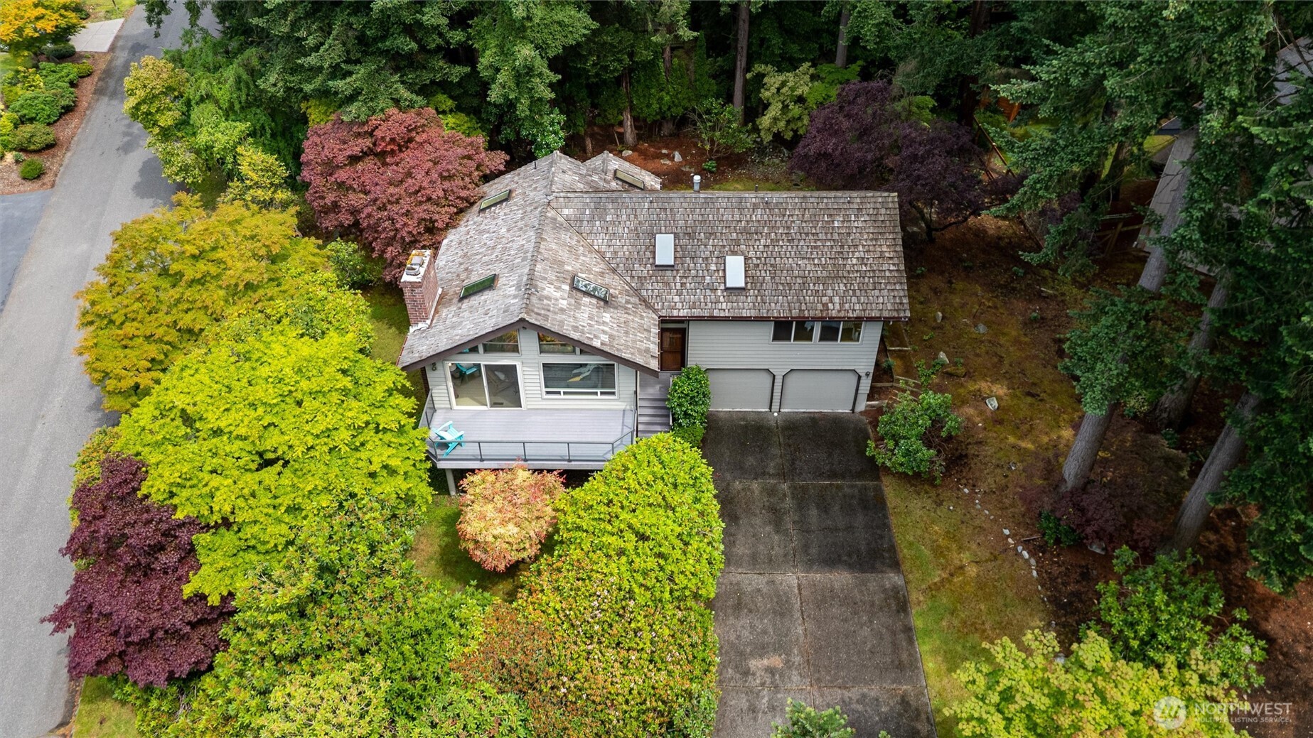 601 Clark Road Bellingham, WA 98225 - Photo 32 of 38 an aerial view of a house with yard