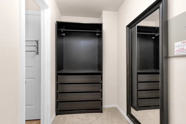 a view of closet