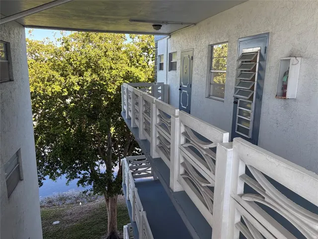 a view of an entryway with a window