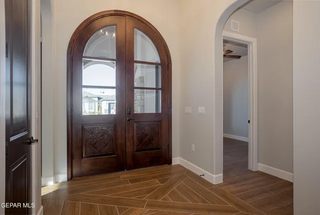 a view of a livingroom with a staircase