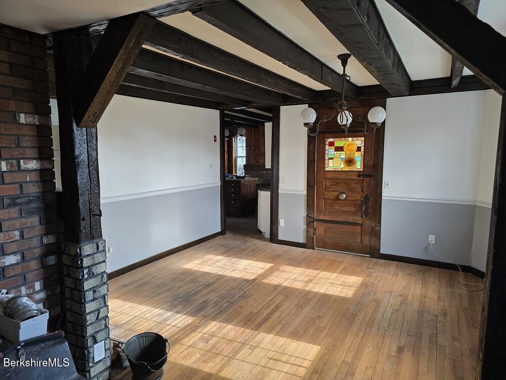 18 West Mountain Road Cheshire, MA 01225 - Photo 10 of 29 a view of empty room with wooden floor