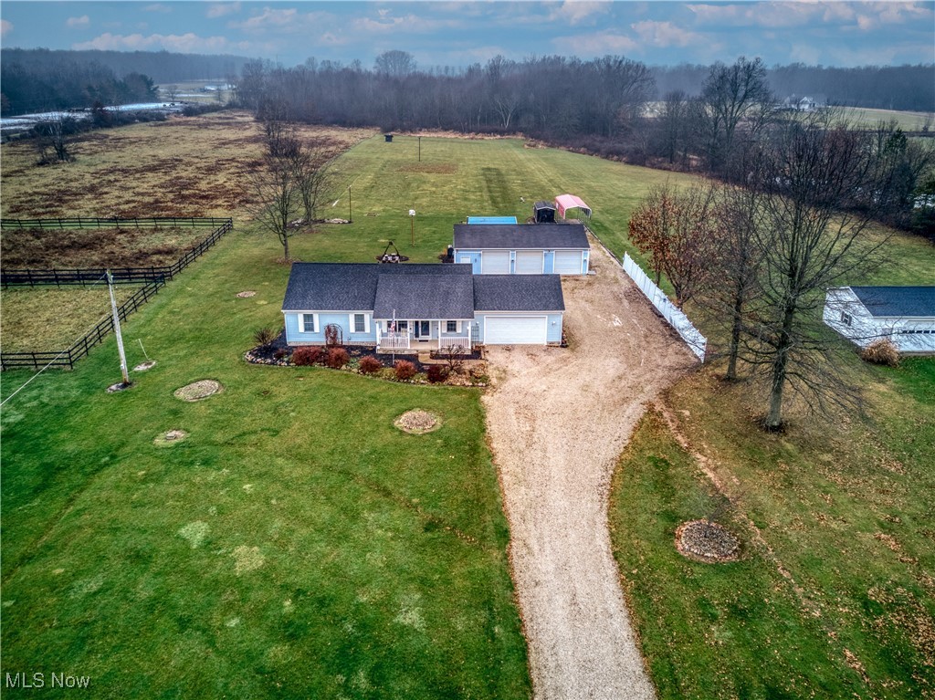 893 Industry Road Atwater, OH 44201 - Photo 44 of 50 Bird's eye view featuring a rural view
