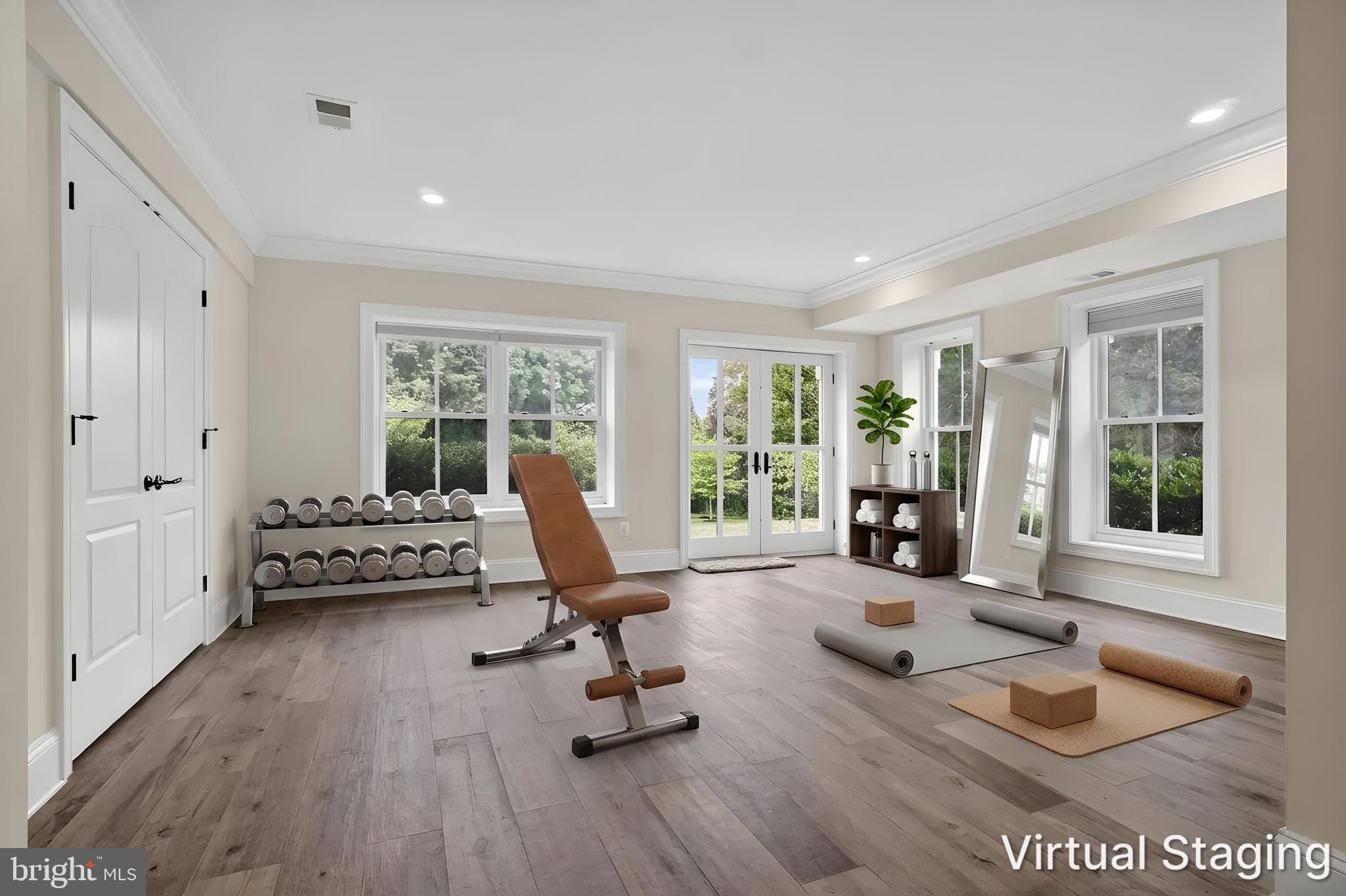 7112 Georgetown Pike McLean, VA 22101 - Photo 55 of 68 Lower Level Fitness Area