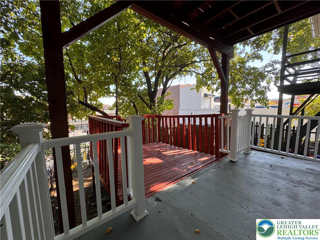 35 North 5th Street Easton, PA 18042 - Photo 96 of 96 a view of a backyard with wooden fence and floor