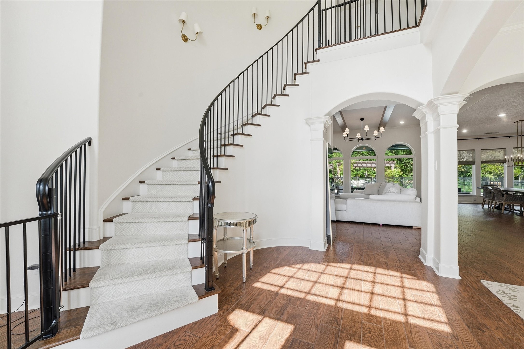 23210 Willowcreek Stables Road Spring, TX 77389 - Photo 5 of 45 Beautifully designed spiral staircase.