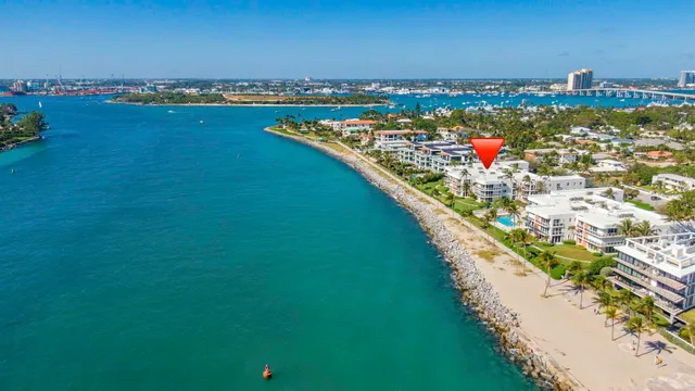 a view of city and ocean