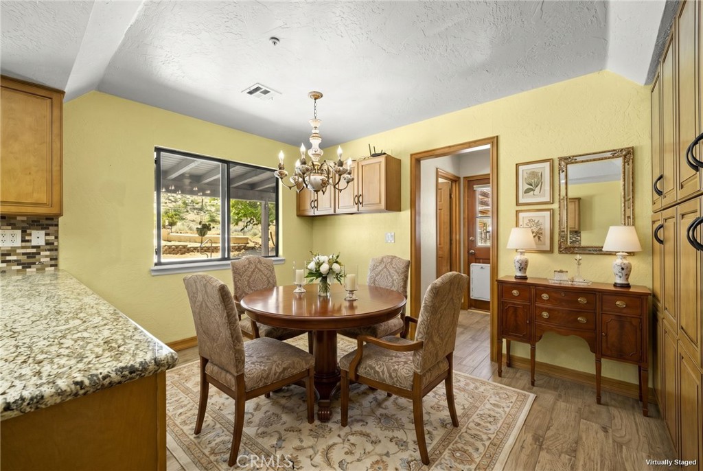 902 Searchlight Ranch Road Acton, CA 93510 - Photo 22 of 58 Kitchen eating area virtually staged