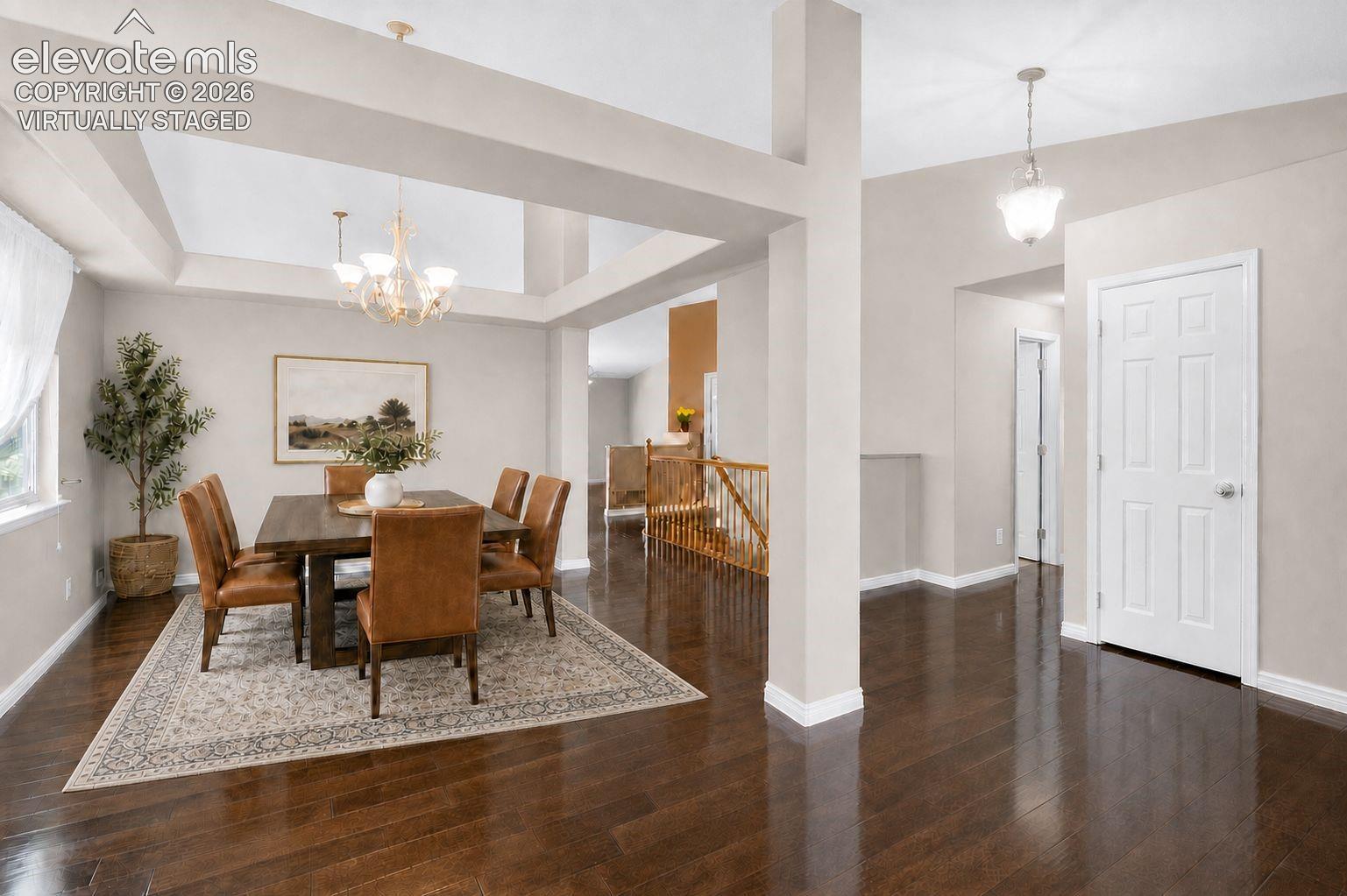 7840 Midnight Road Peyton, CO 80831 - Photo 7 of 48 virtually staged of the wide-open Living & Dining "great room" area