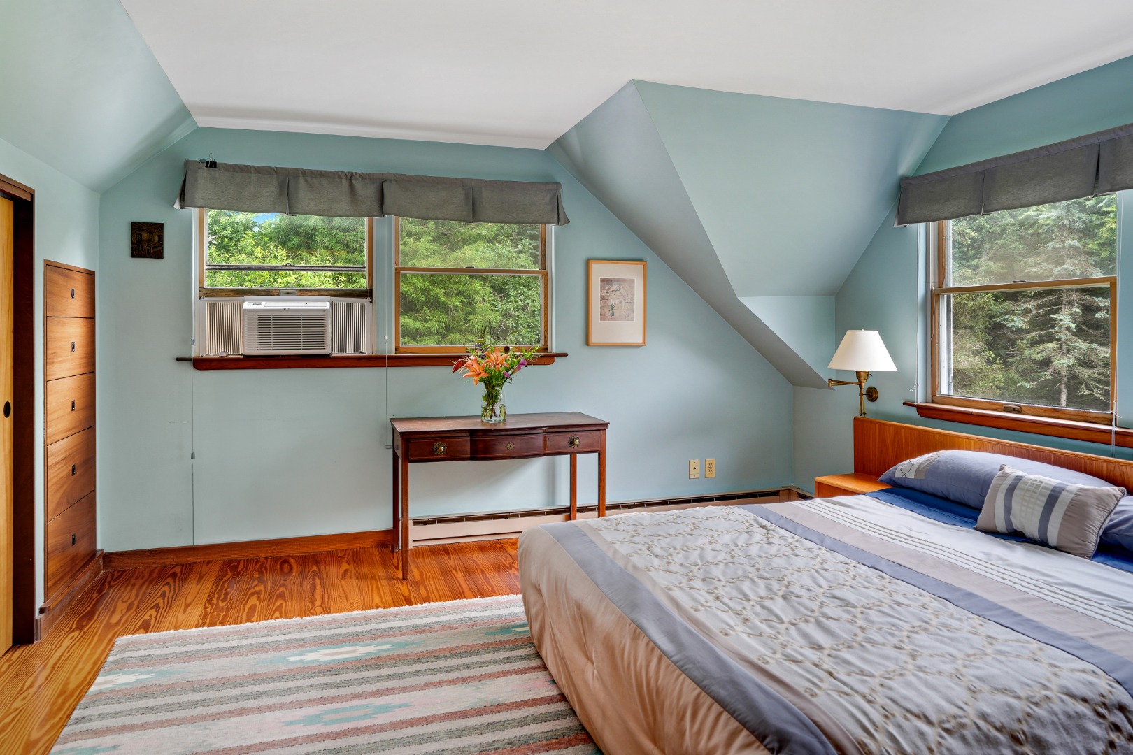 174 Middle Road Chilmark, MA 02535 - Photo 23 of 40 a bedroom with a bed and a window