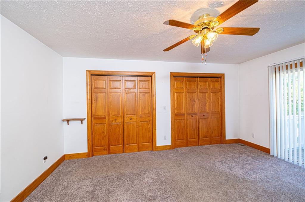 1531 Washington Road Apollo, PA 15613 - Photo 13 of 25 Master bedroom, Double closet actually extends across the whole wall.