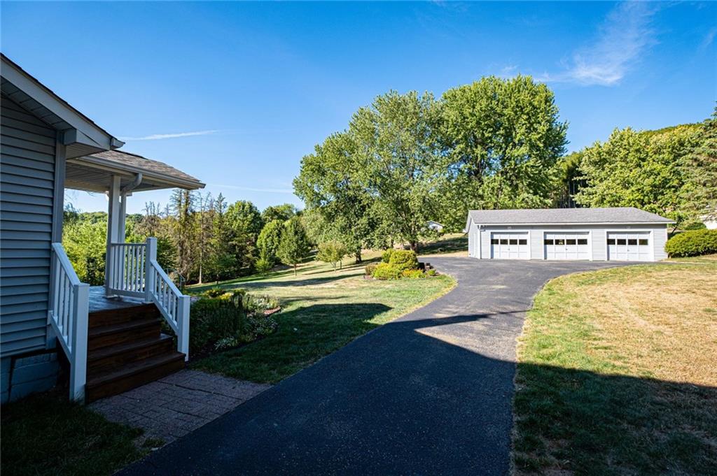 1531 Washington Road Apollo, PA 15613 - Photo 3 of 25 Long Driveway with 3 car detached garage, tons of parking