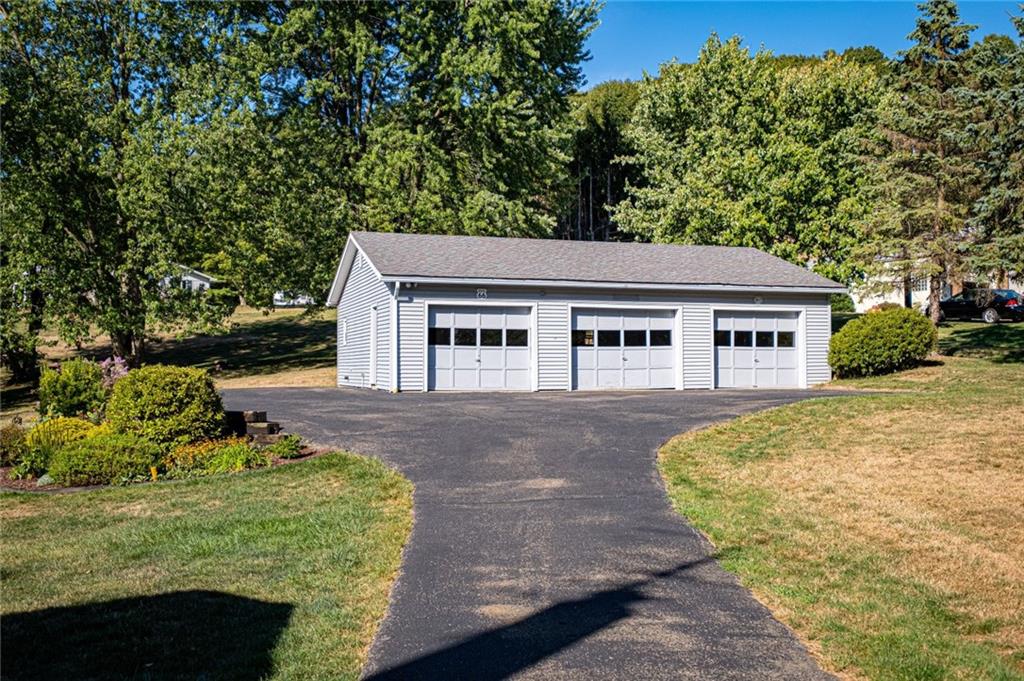 1531 Washington Road Apollo, PA 15613 - Photo 25 of 25 Huge 3 car garage with a half bathroom, all electric. Air compressor and snowblower stay with the property.