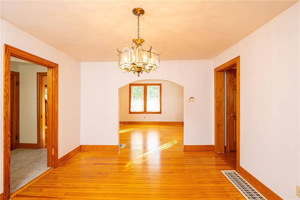 1531 Washington Road Apollo, PA 15613 - Photo 8 of 25 Dining Room, Yellow Pine woodwork