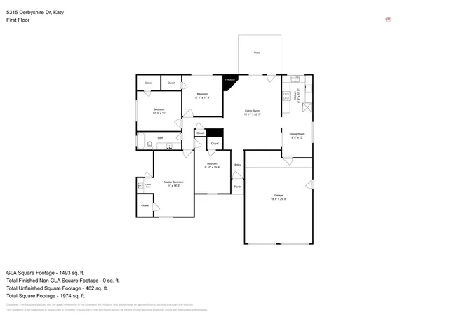 $2,000 | 5315 Derbyshire Drive, Katy, TX 77493