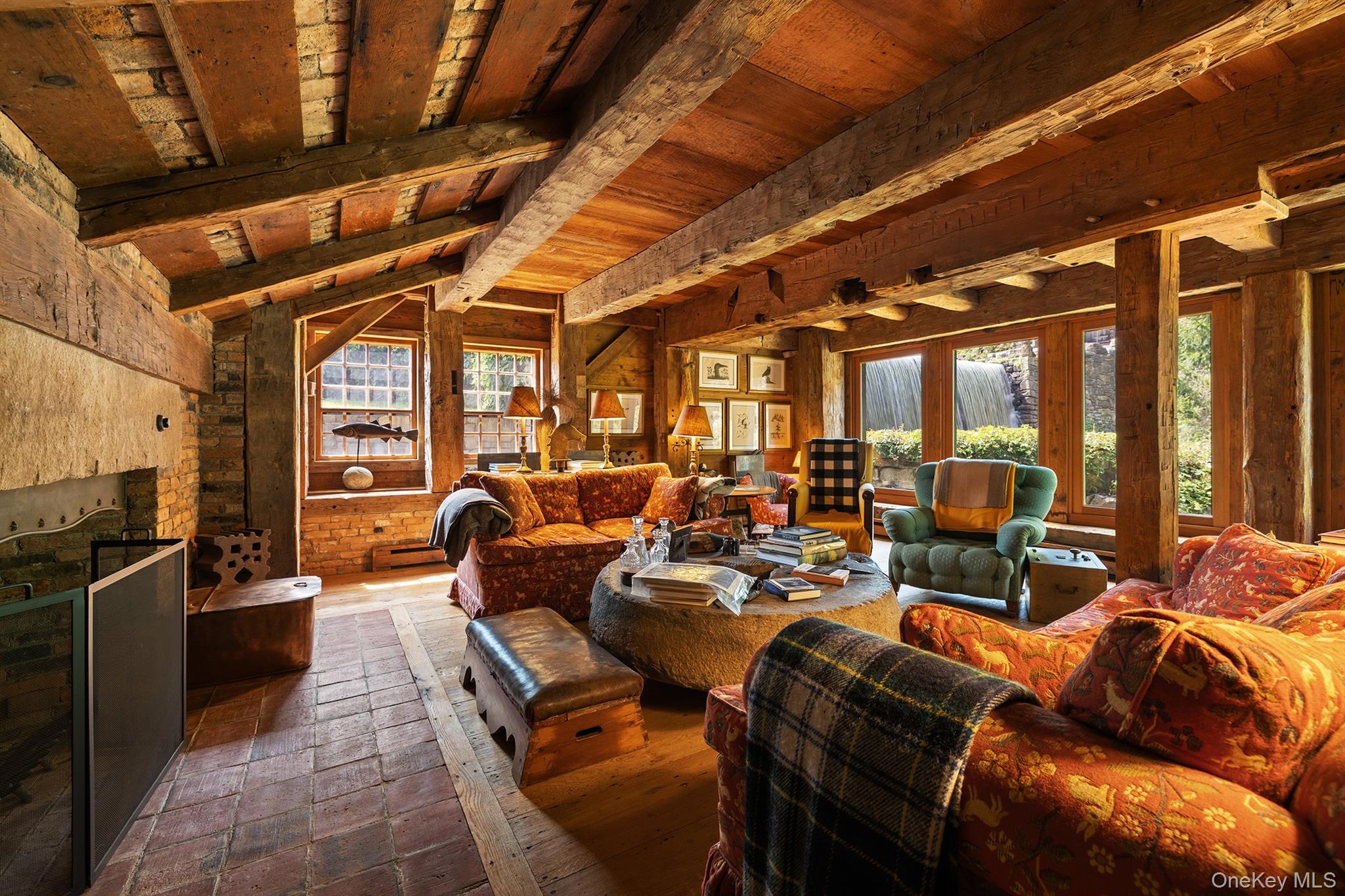 281 County Route 3 Ancramdale, NY 12503 - Photo 11 of 40 a media room with lots of chairs and a chandelier