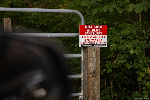 a sign that is on the side of a building