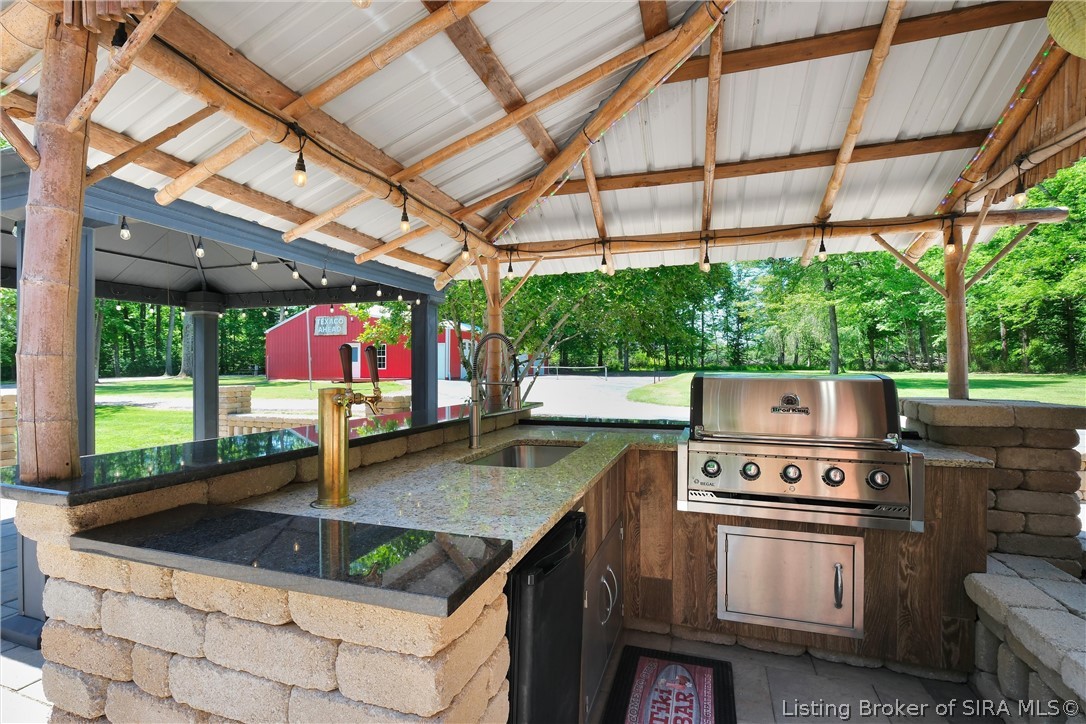 4420 Fox Road Charlestown, IN 47111 - Photo 12 of 94 Covered outdoor cooking area