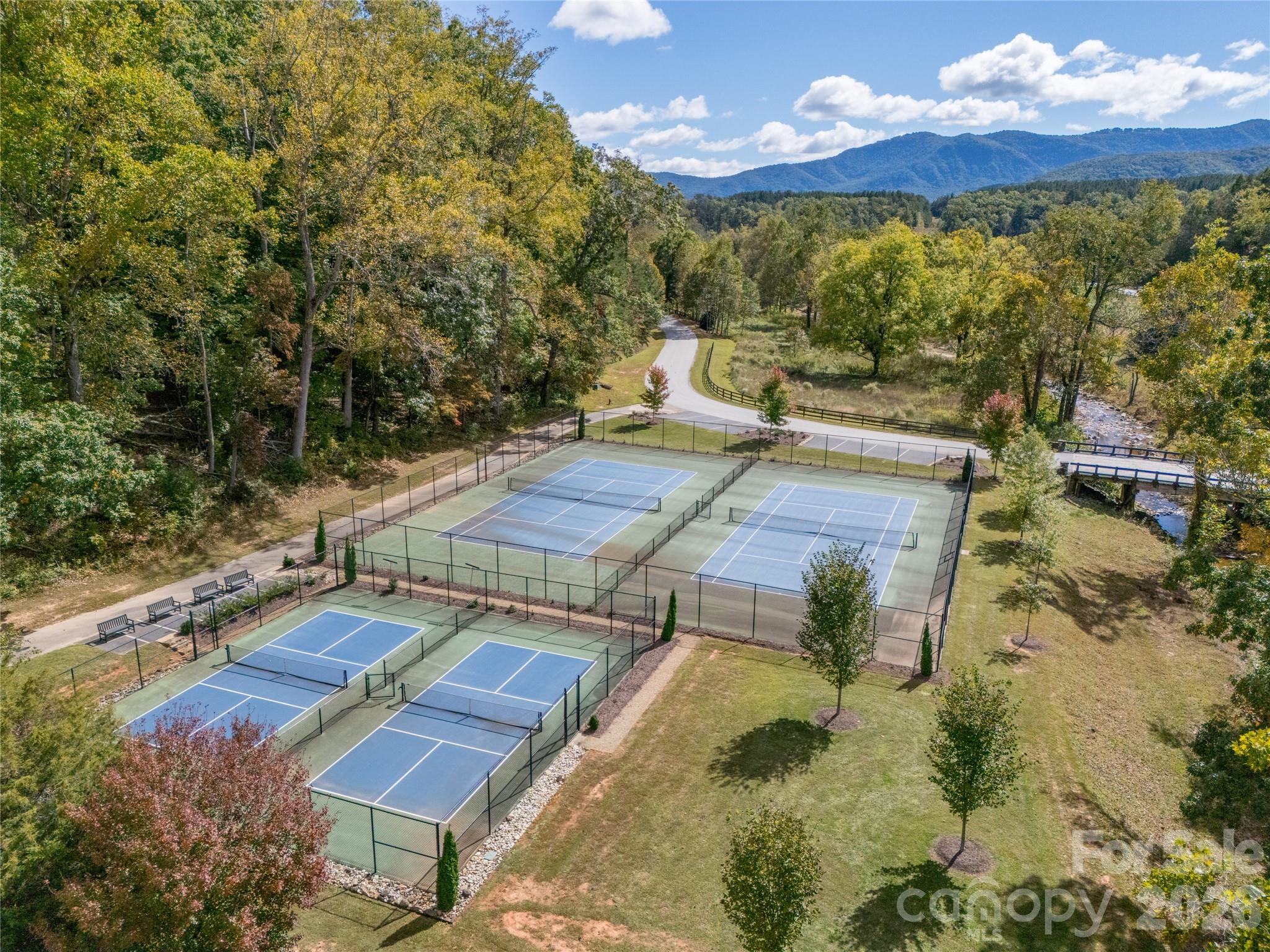 0 Deep Gap Farm Road East, Unit 2021 Mill Spring, NC 28756 - Photo 26 of 31 a view of a backyard with sitting area