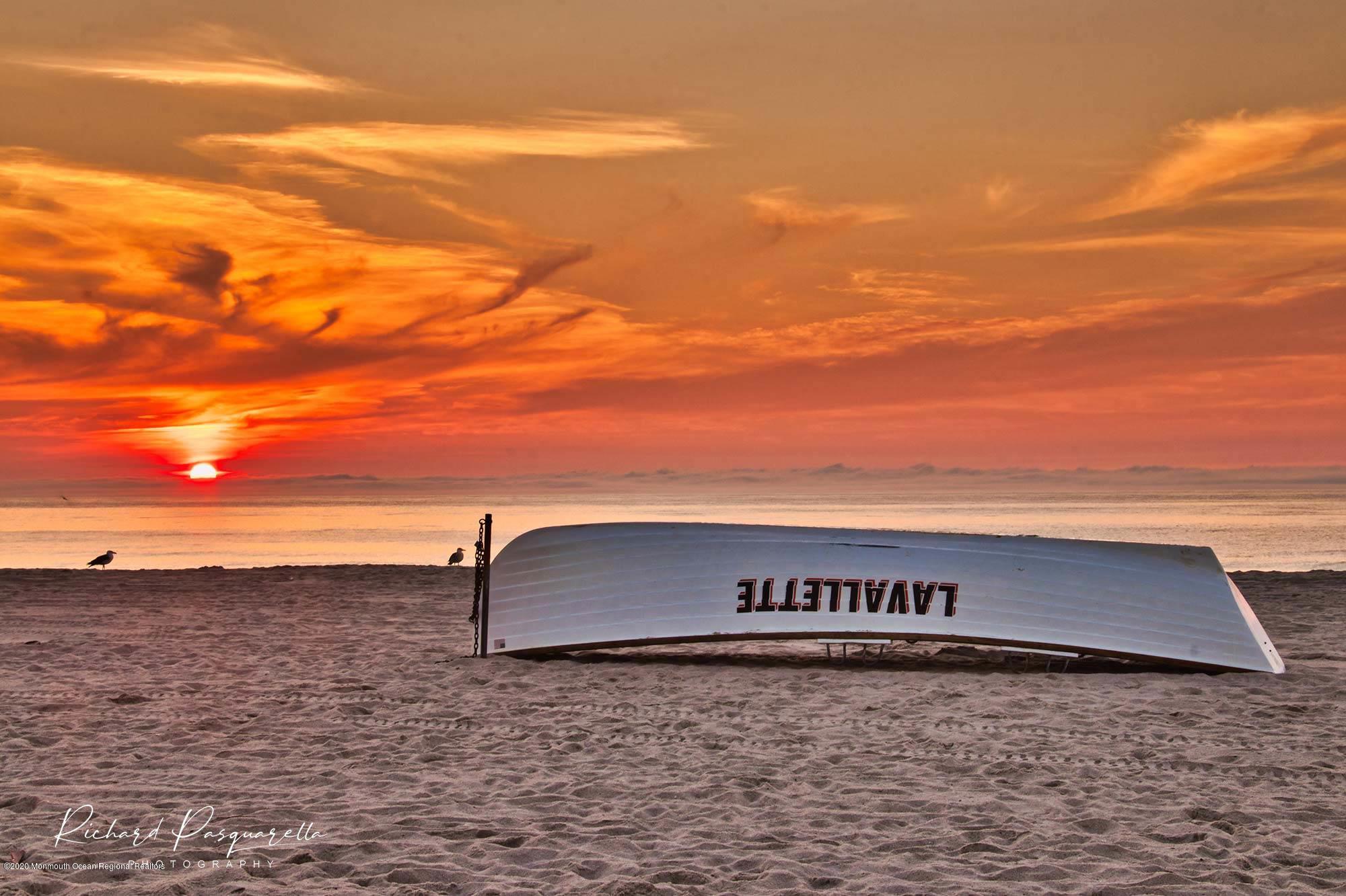 2106 Oceanfront Lavallette, NJ 08735 - Photo 16 of 17 a view of a pathway with an ocean beach