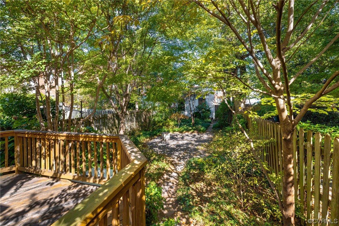 2018 Floyd Avenue Richmond, VA 23220 - Photo 34 of 36 a view of a yard with plants and trees