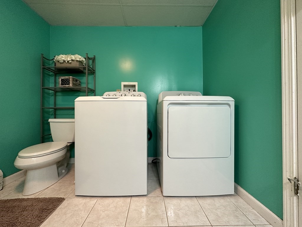 210 Pine Hill Road Russell, MA 01071 - Photo 27 of 29 a utility room with dryer and washer
